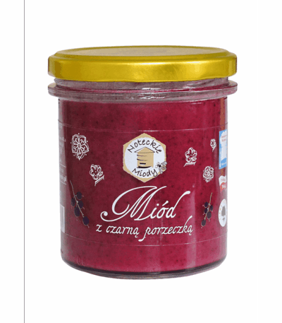 miód z czarną porzeczką