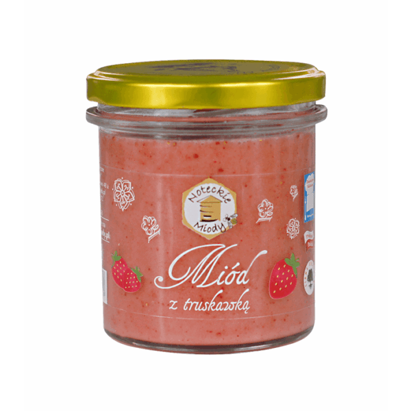 miód z truskawką